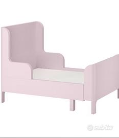 2 lettini Busunge Ikea rosa chiaro