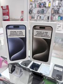 Iphone 15 pro 128gb/1tb nuovo garanzia apple