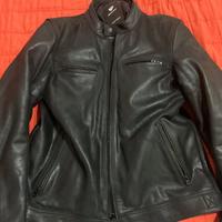 Rev'It Giacca in pelle stile cafè racer