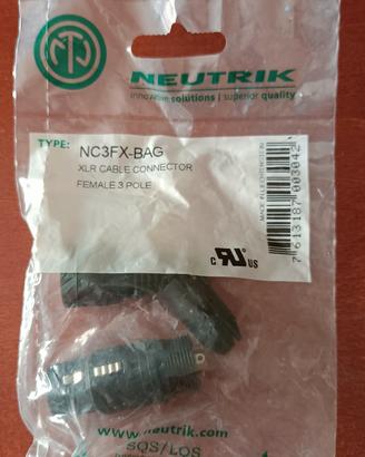 XLR Neutrik( prezzo indicato per unità.