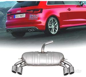 SILENZIATORE DI SCARICO AUDI A3 HATCHBACK 13-20 LO