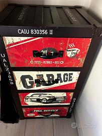 Cassettiera Vintage in legno