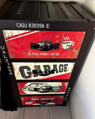 Cassettiera Vintage in legno
