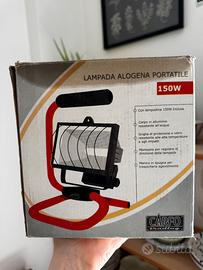 Faretto Lampada Alogena Portatile CARFO 150W IP44