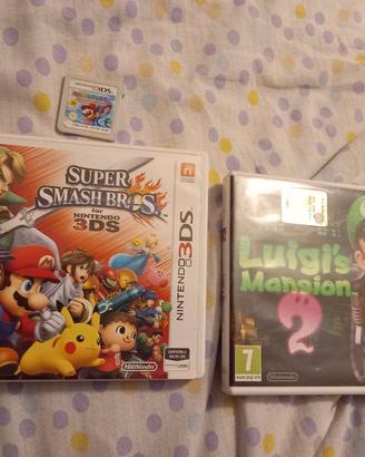 lotto 3 giochi nintendo ds-3ds Super Mario e luigi