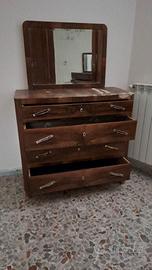 Mobile con  specchio e cassetti