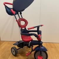 Triciclo 4 in 1 - smart trike rosso e blu perfetto