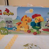 duplo treno animali