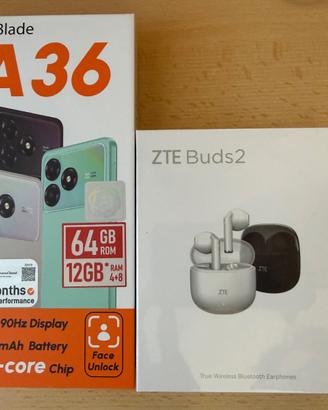 Smartphone ZTE Blade A36 + Buds 2