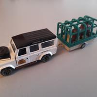 Land Rover + gabbia leone Majorette 