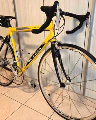 bicicletta da corsa de rosa