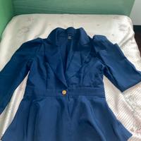 Blazer con maniche a sbuffo
