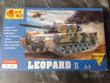 kit montaggio carro armato Leopard 1/72 