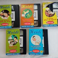 VHS LOTTO 5 VIDEOCASSETTE HEIDI