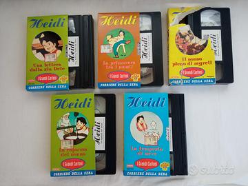 VHS LOTTO 5 VIDEOCASSETTE HEIDI