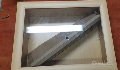 Mobiletto Rettangolare con porta in vetro