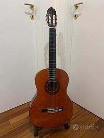 Chitarra classica con custodia e supporto