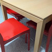 Tavolo rettangolare in legno allungabile