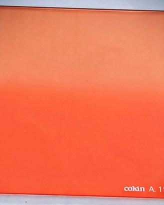 Filtro fotografico cokin degradante arancio