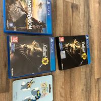 Fallout 76 ps4 piu spille abbinate e Ghost recon