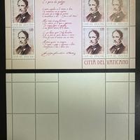 Vaticano 2013 150° Morte Gioacchino Belli (MNH*)