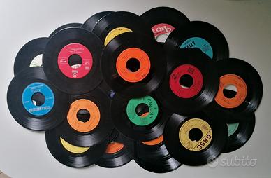 vinili 45 giri per arredo o riciclo creativo 