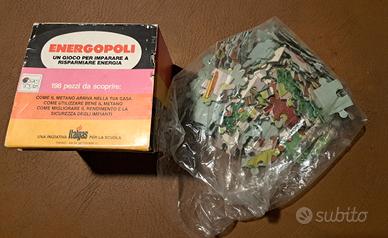 Puzzle Clem Toys Italgas Energopoli vintage, 198 p