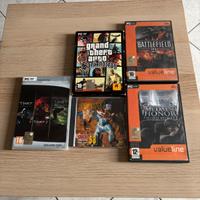 Lotto giochi pc rari