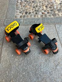 Pattini a rotelle regolabili GIOCA vintage anni 90