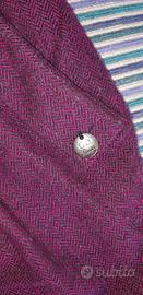 Gonna corta Gaudì donna fuxia nera