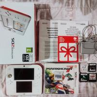 NINTENDO 2DS + MARIO KART 7 + 4 GIOCHI 🌈 perfetta