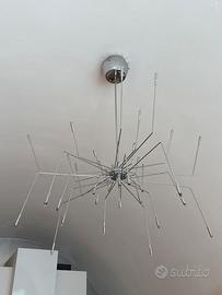 Lampadario in acciaio