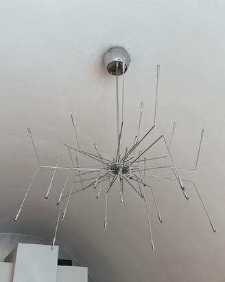 Lampadario in acciaio