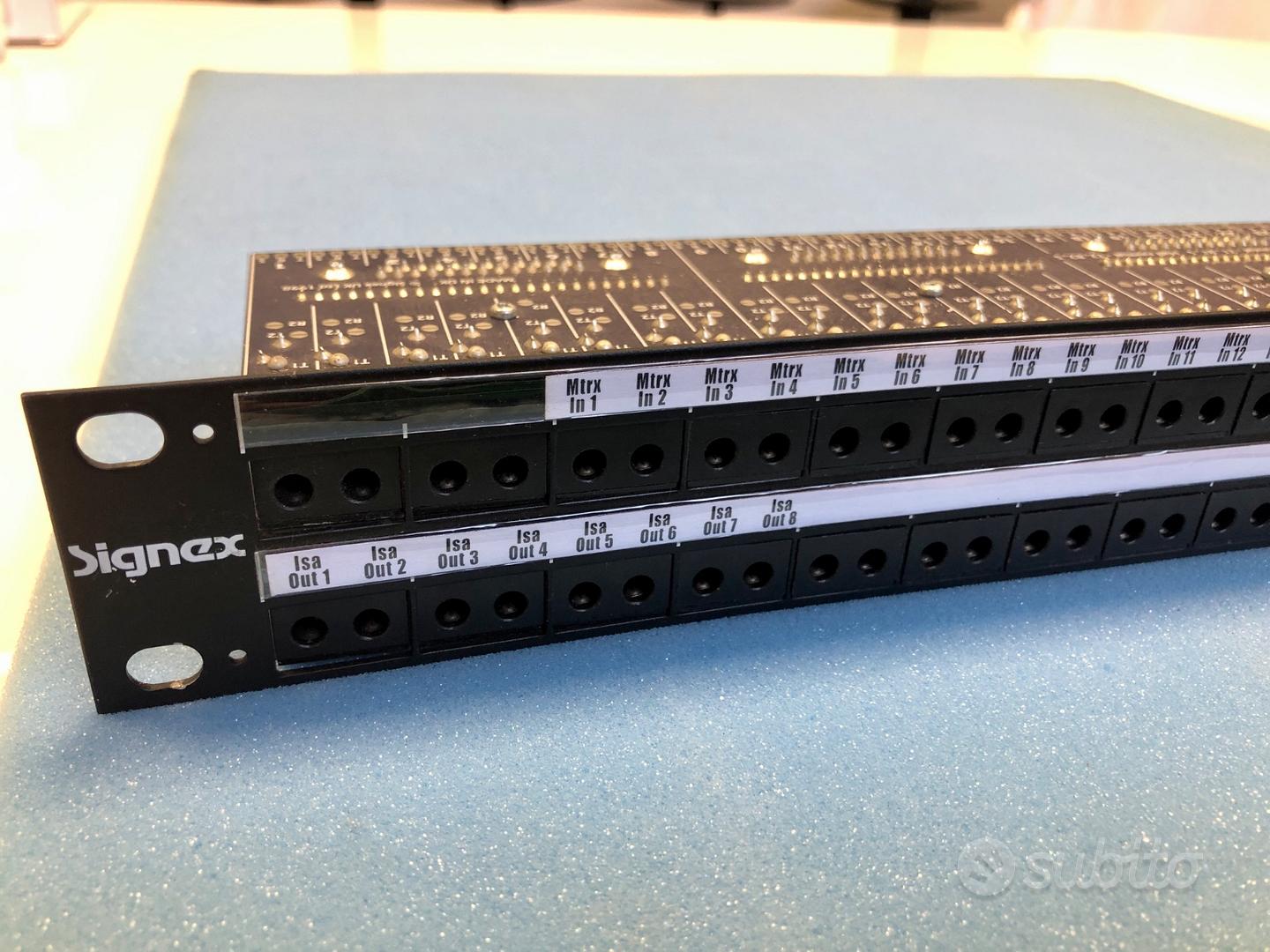 Patchbay Signex Isopatch CPT96 2x48ch TT Bantam - Audio/Video In ...