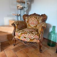 Poltrona stile barocco veneziano