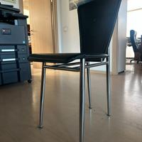 Sedie Ikea ecopelle nera