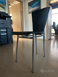 Sedie Ikea ecopelle nera