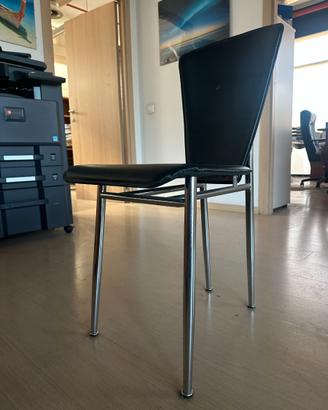 Sedie Ikea ecopelle nera