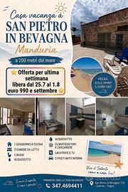 Villa al mare di san pietro in bevagna