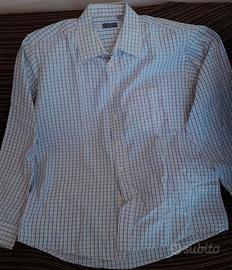 Camicia PROJECT CLASSICO bianca a quadri XL Usata