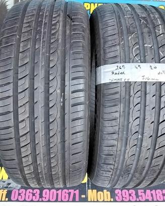 2 gomme usate radar 265 45 20 108y  4stagioni 