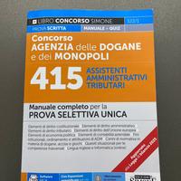 Libro concorso Simone AGENZIA DELLE DOGANE