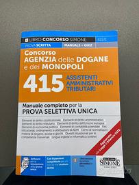 Libro concorso Simone AGENZIA DELLE DOGANE