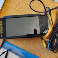 Specchietto retrovisore 7'' monitor x retromarcis