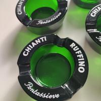 Set 6 Posacenere vintage Chianti Ruffino