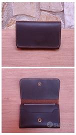 Porta Carte di Credito in vera pelle Nuovo 