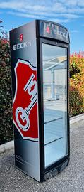 Frigo vetrina BECK’S a colonna Led bibite bar casa