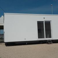 Casa mobile nuova 8x3 su ruota prefabbricata