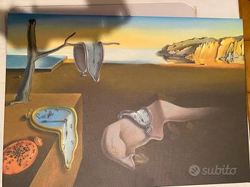 Quadro salvador dali . La persistenza della memori