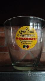3 bicchieri pubblicitari vintage Rovagnati prosciu